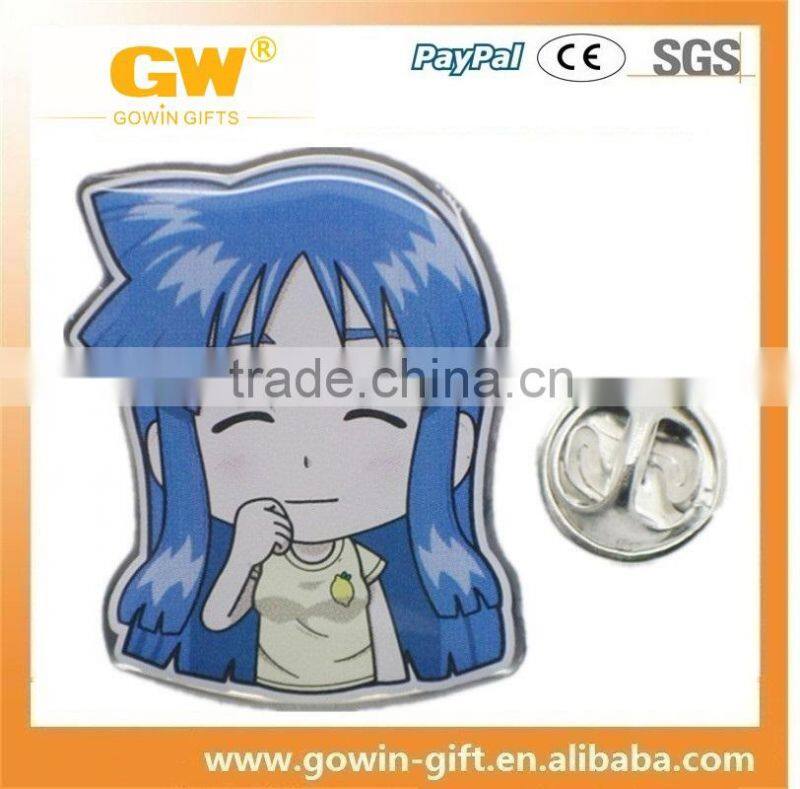 Factory direct sales OEM design metal printing badge