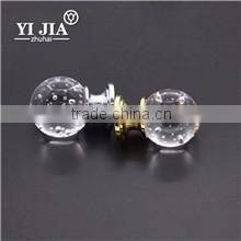 33 mm pink color square furniture hardware crystal knob