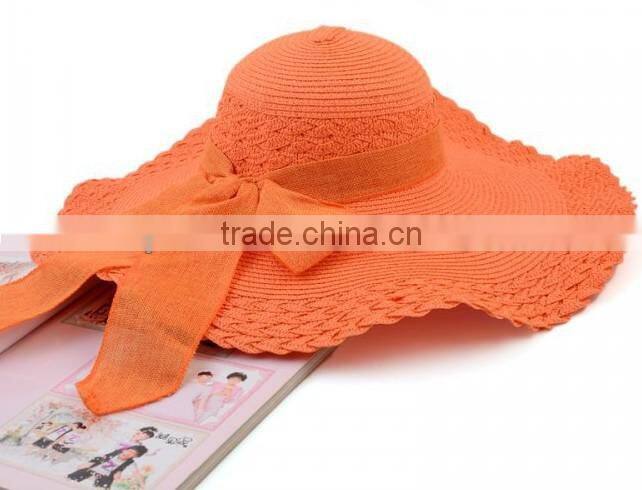 Fashion summer straw hat for girls