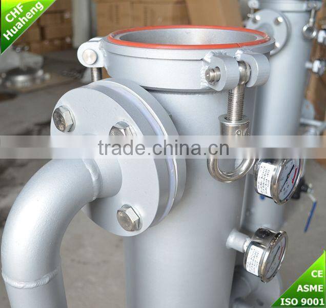 Carbon Steel washable bag filter with magnetic rod