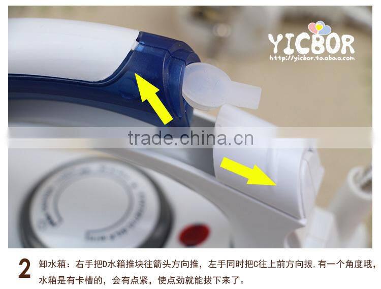 Electric mini foldable handle travel steam Iron for travel