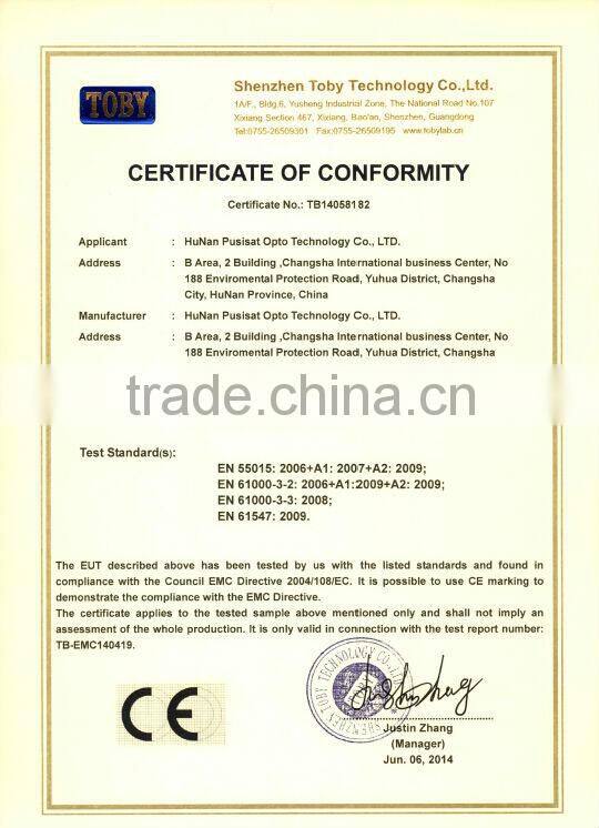 CQC approved 5years warranty manufacturer 95lm/W high lumens bridgelux chip led street light