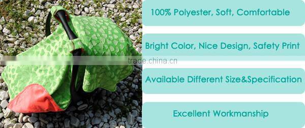 Hot Selling Luxurious Outdoor Minky Comfort Infant Baby Best Car Seat Cover