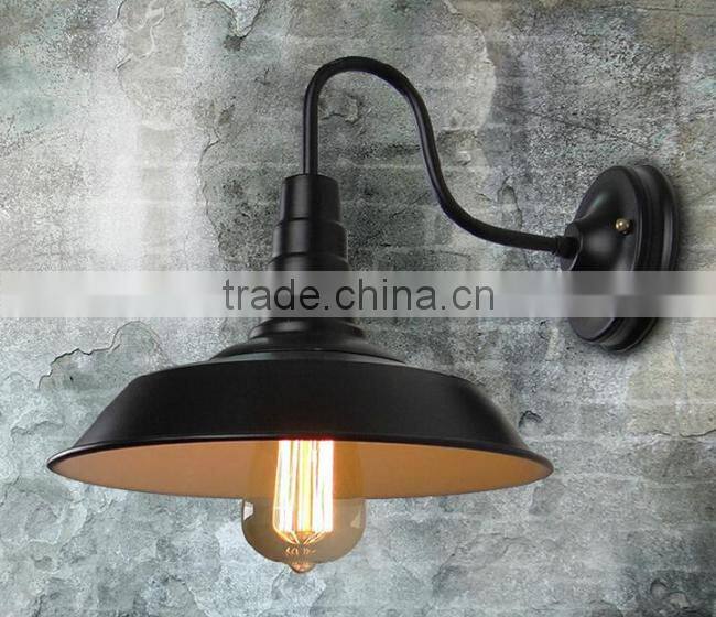Industrial Metal Wall Lamps In Black