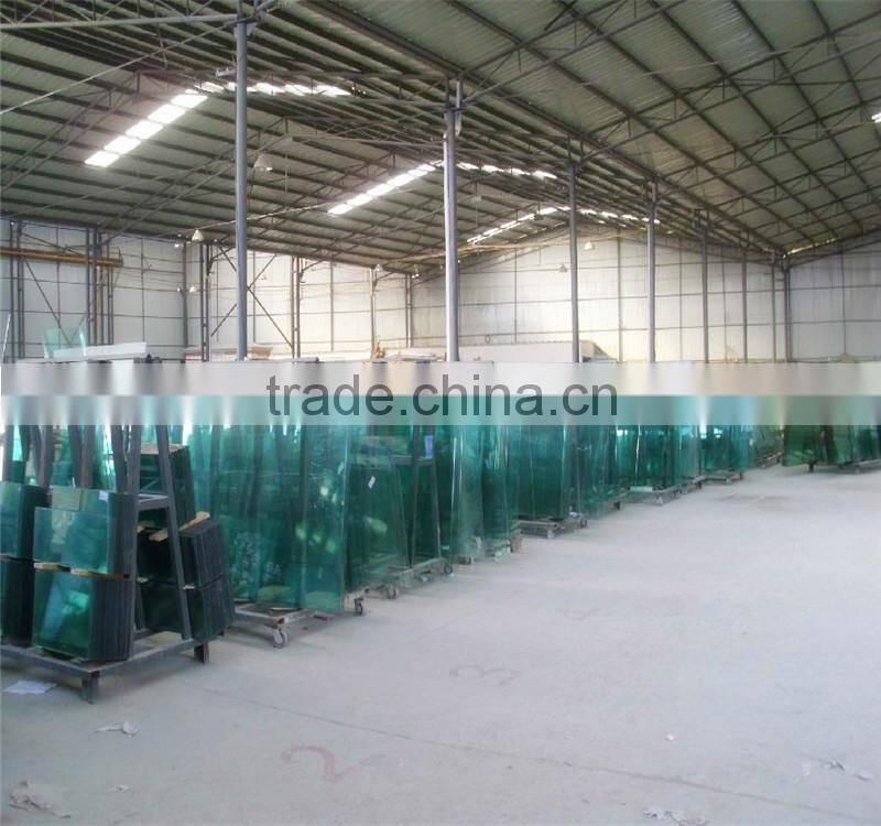 regular and irregular shape flat curved leading manufacturer tempered glass with hole