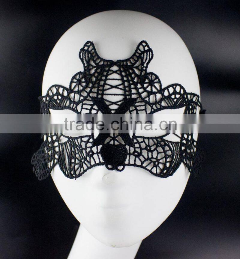 Wholesale tiger lace eye mask, masquerade lace party mask for birthday dance