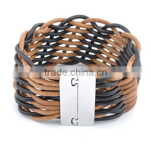 2016 New Products New Products China Wholesale Magnetic Locks Bracelets Leather