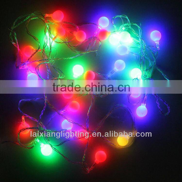 100 wholesale clear glass plastic christmas ball ornaments, decoration the house or the tree string light