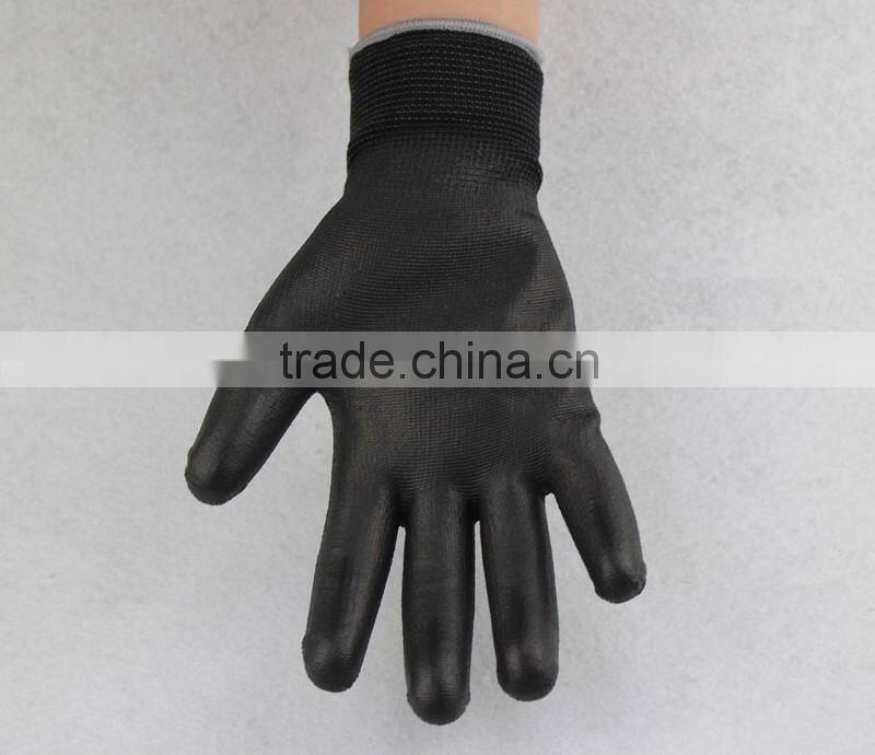 Exellent quality nylon knitted pu flex work gloves