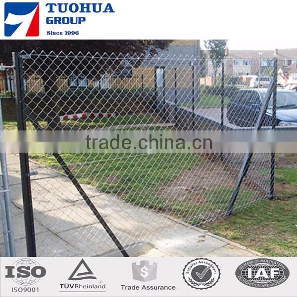 School playground used chain link mesh