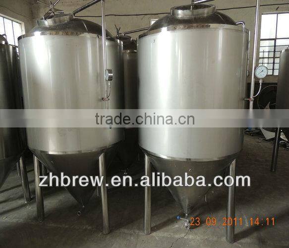 stainless steel conical beer fermentation tanks
