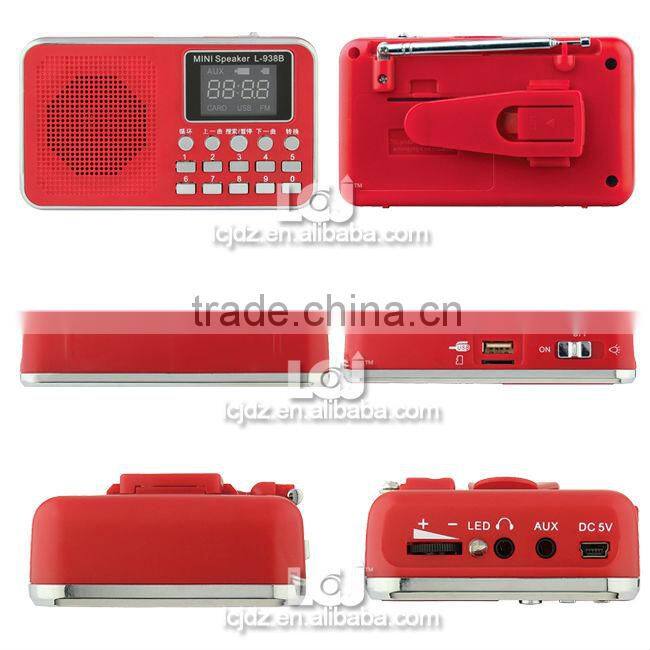 L-938B hot mini digital radio digital fm radio receiver