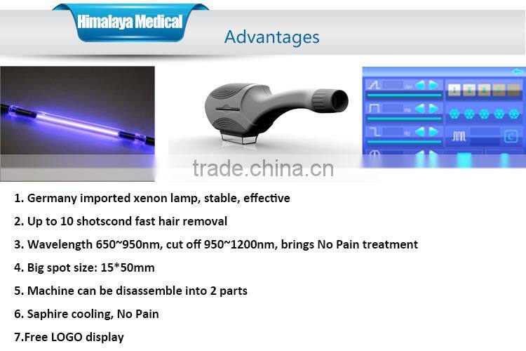 permanent faster hai removal TUV Medical CE approve Germany Lamp