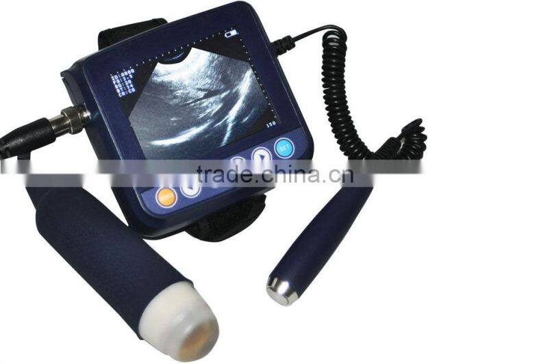 2015 Professional Veterinary ultrasound scanner vet animal use for pregnancy multi-frequency waterproof probe with Aluminum box