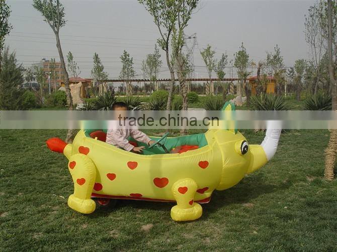 Hot sale outdoor inflatable electric car children battery car
