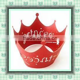 Party Decoration Laser Cut Cupcake Wrappers Factory Supplier