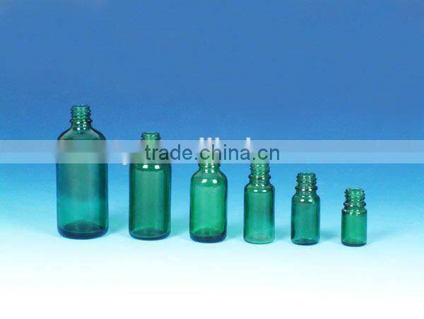 10ml green boston essential oil bottles with dropper and child resistant cap