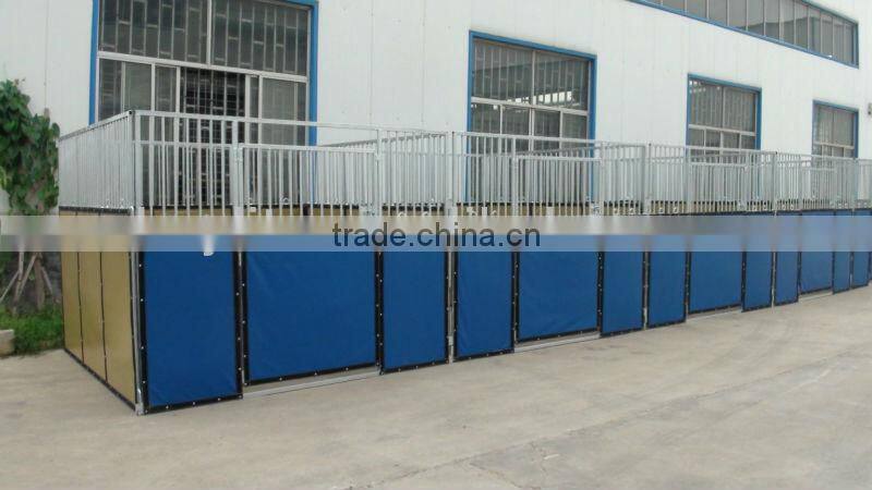 HDPE board hot dip galvanized or powder coated horse stall