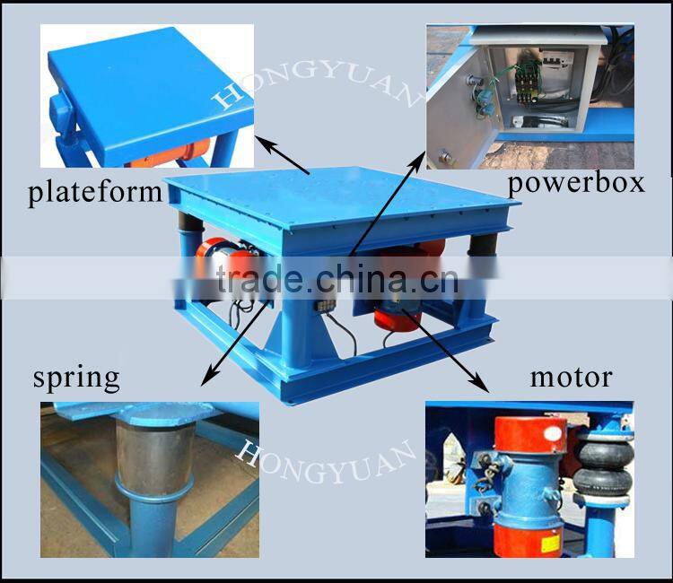 China supplier shaking table fine gold vibrating table