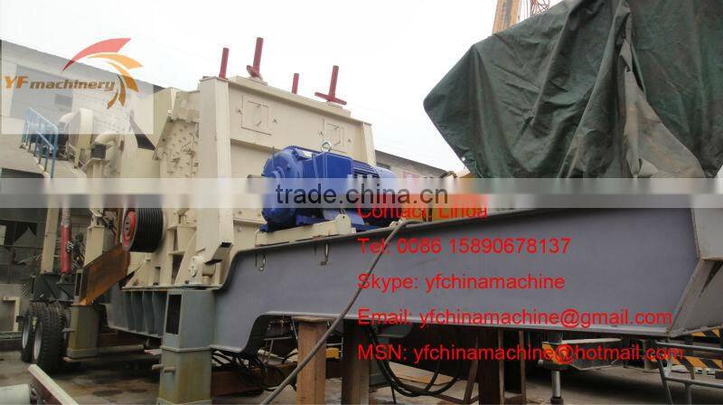 100-240t/h Mobile Crusher for Construction Waste