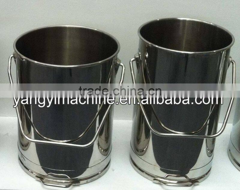 Stainless Steel Polished Storing Milk Beer Or Other Beverage Bucket