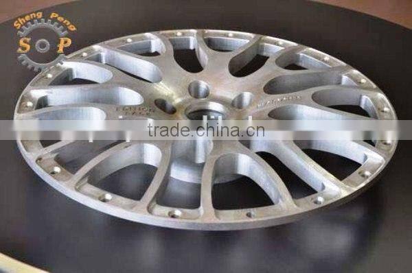 aluminum alloy wheel cnc milling custom machining service