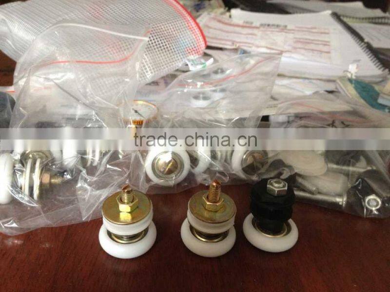 sliding bathroom door bearing parts for shower room glass