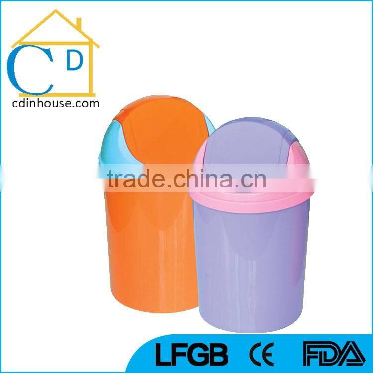 Household Usage Eco-Friendly Feature plastic Chatroom Loilet Dustbin