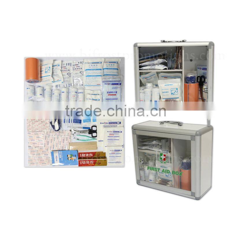 Enterprise Personnel Metal Wall Mounted Box Aluminum First Aid Kit