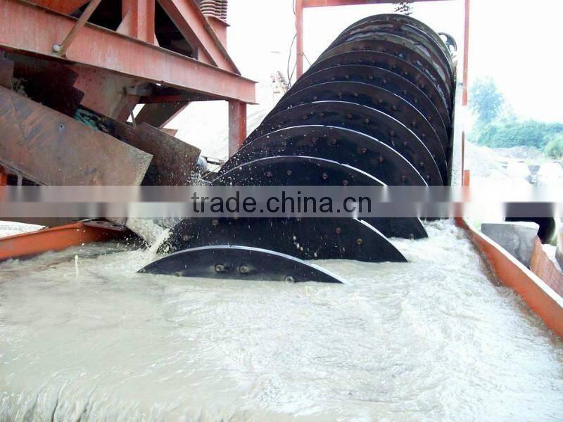 Beach sand spiral sand washer machine/spiral sand washing amchine with nice price