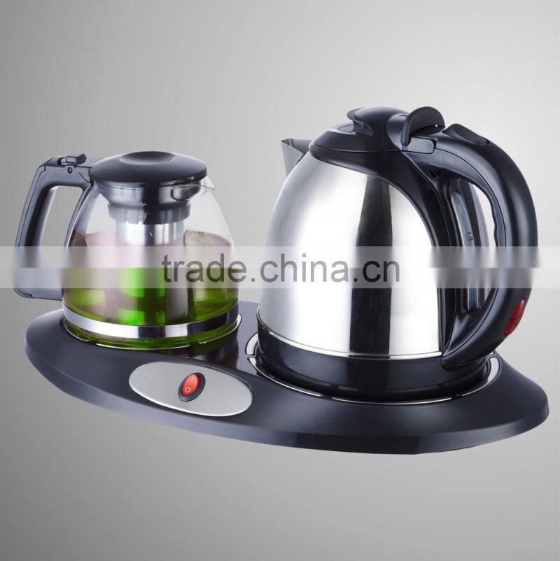 2015 cheap price kettle with glass pot water cooker,black tea maker,green tea maker