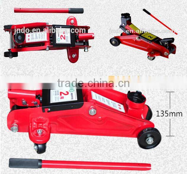 2 tons hydraulic car jack with wheels