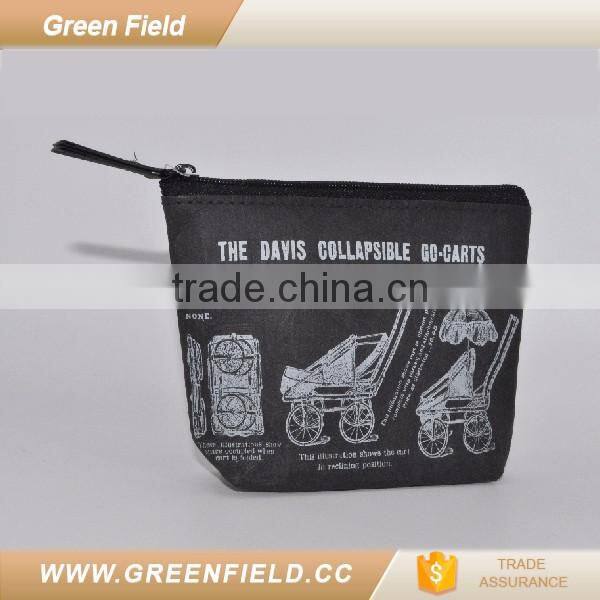 washable kraft paper coin purse fancy wallet