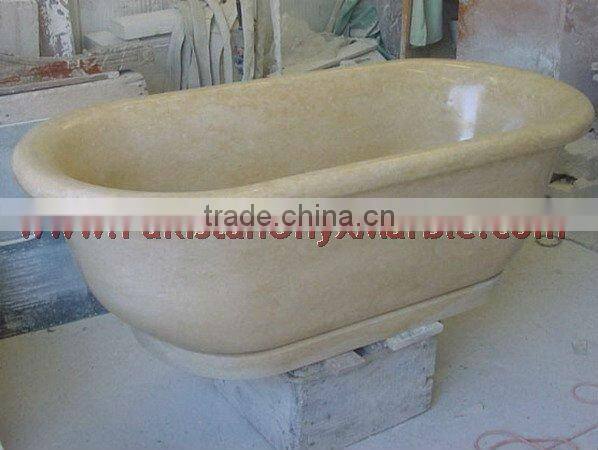 Handcarved in pure Natural Marble Stone/MARBLE BATHTUBS
