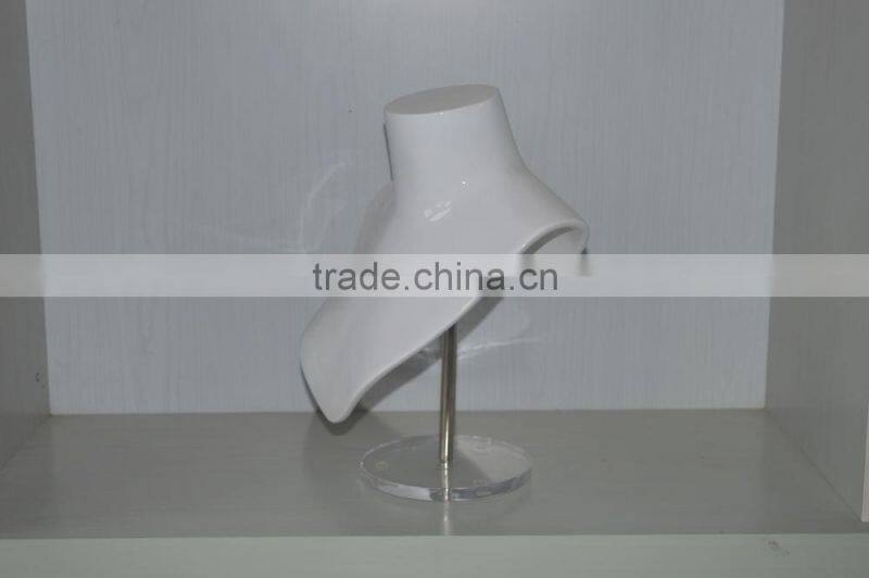 Fashion used female bust mannequin for necklace diaplay