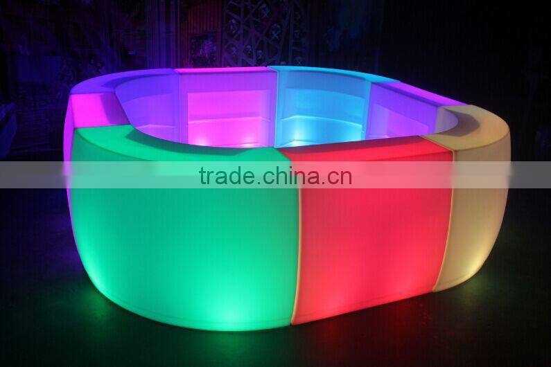 Mobile bar counter metal outdoor bar counter