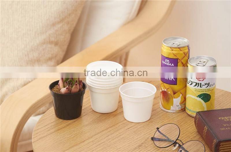 Round Clear Plastic Orchid Pot