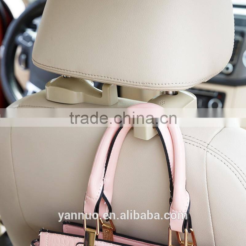 Car Vehicle Back Seat Invisible Headrest Hanger Holder Hook Set of 2