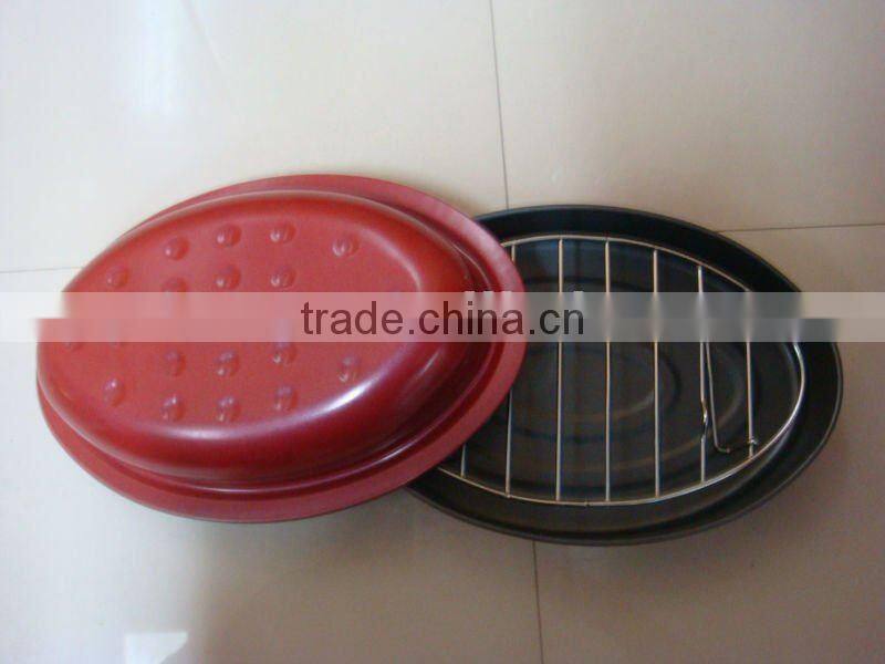 Non-stick oval roaster pot , baking pot,Non-stick pot set