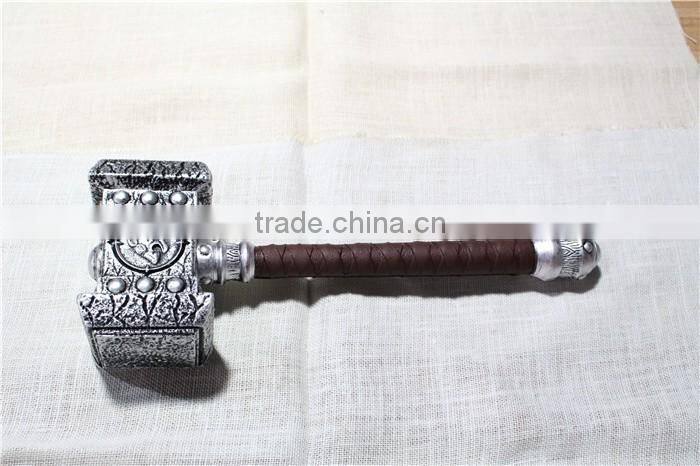Halloween PU foam toy weapon thor hammer Lightning Stroke Hammer