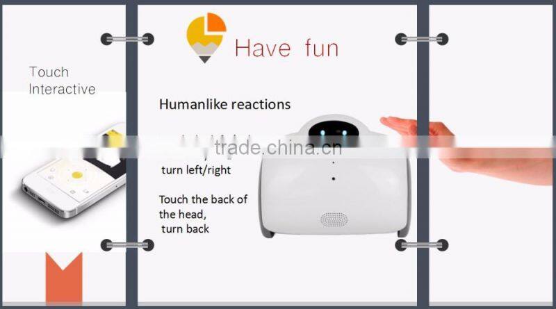 Factory Price WIFI Charge Voice Intercom Home Monitoring Real Care Baby Robot