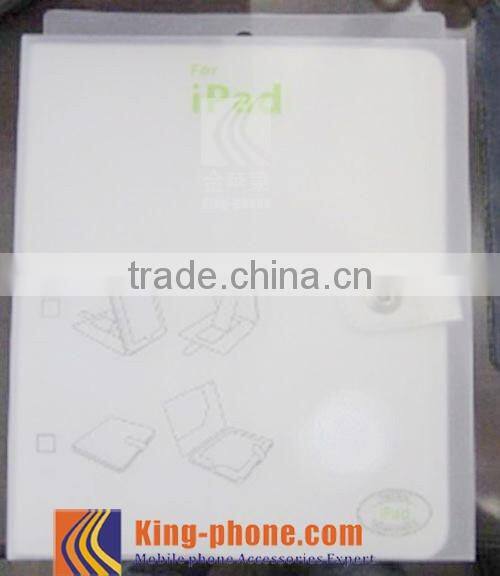Transparent pvc box folding clear plastic box with paperboard packaging for ipad, retail packaging boxes