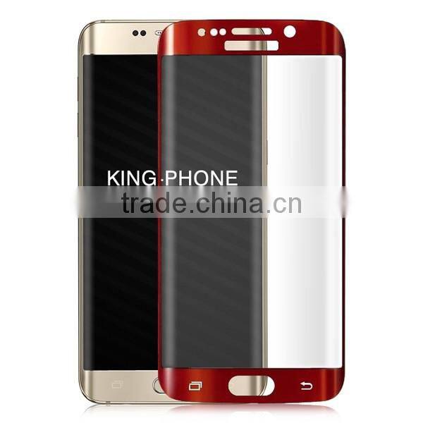 Mobile phone screen protective film,tempered glass screen protector for Samsung s6 edge , touch screen glass film