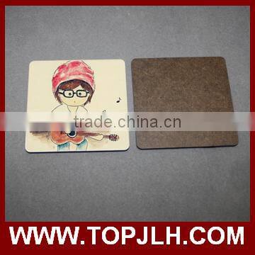 custom Designs Sublimation Wood Blank heat press MDF coaster
