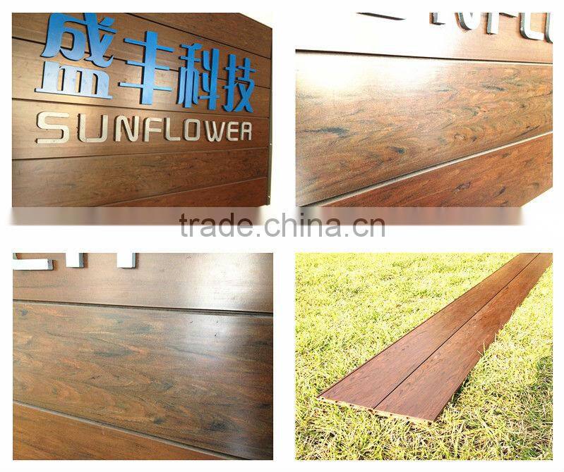 Easy-to-build outdoor dedicated wpc wall decoration board