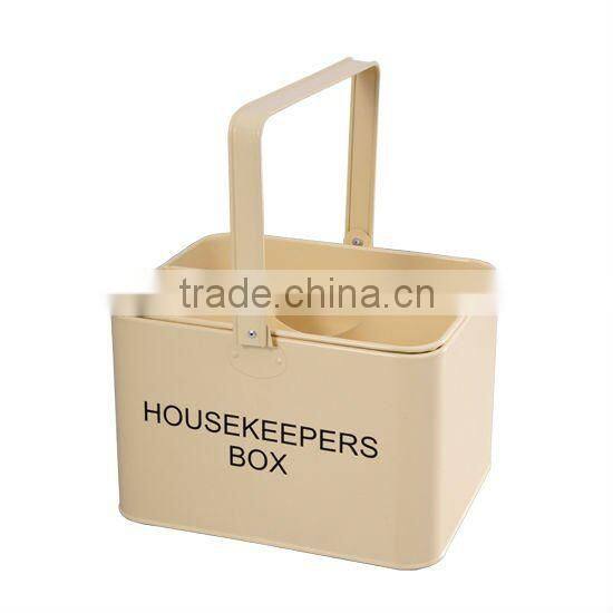 Laundry Storage Basket / Laundry Tin/metal tins for laundry powder