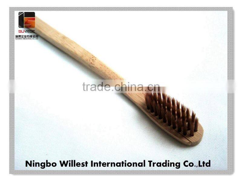 laser engraving name colorful bristle bamboo toothbrushes