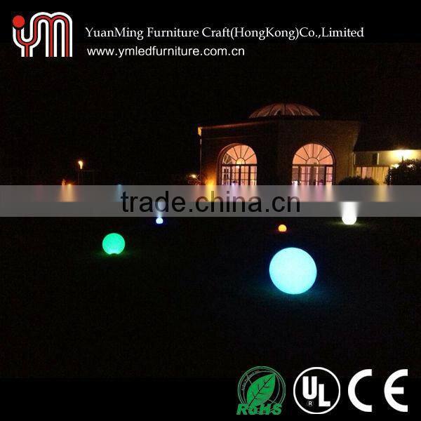 Glowing led lighting ball /waterproof led ball /outdoor lighting led ball