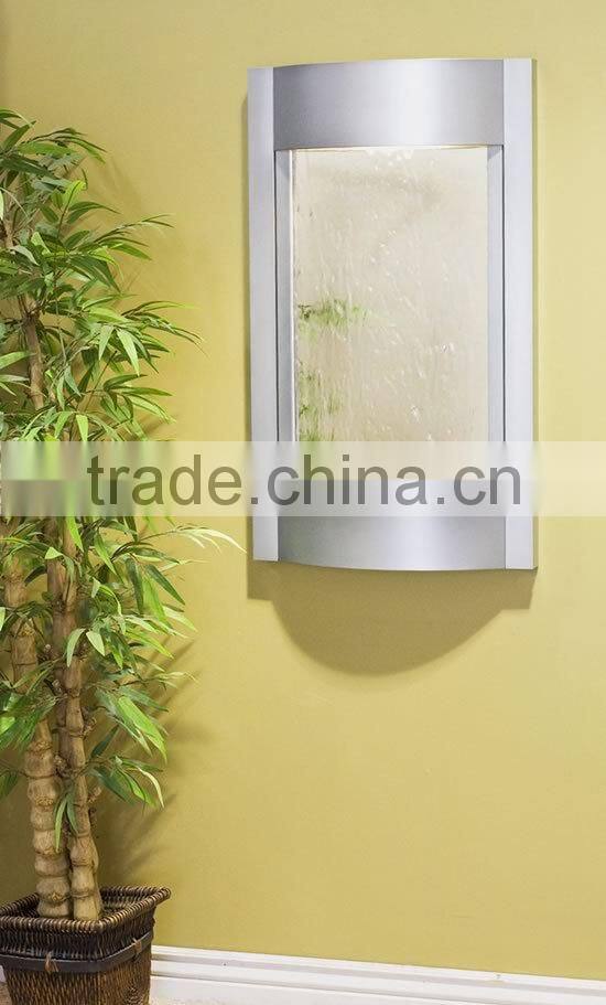 decorative silver mirror wall mounted interior mirror water feature