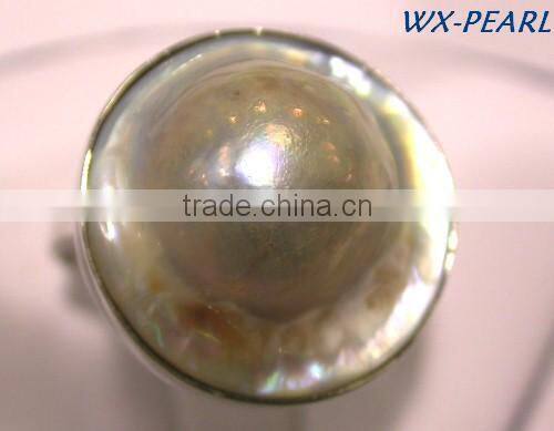 fashion jewelry big pearl rings Tahitian Pearl Ring